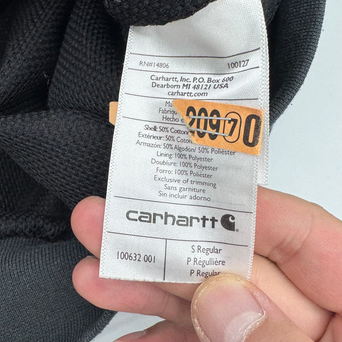 칼하트 후드집업  상품이미지4