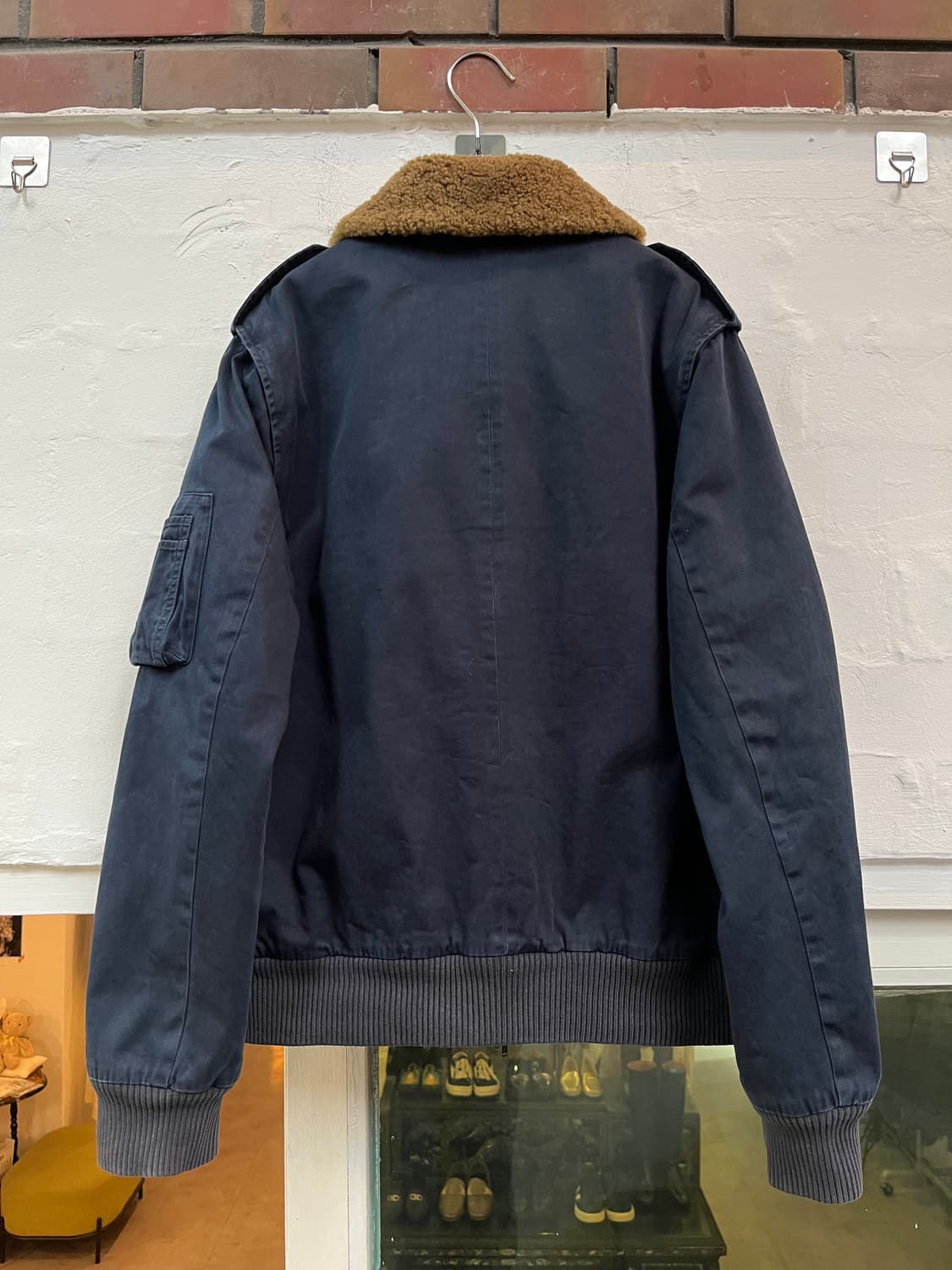 A.P.C. 아페쎄 네이비 퍼카라 보머 블루종 자켓 L 상품이미지9