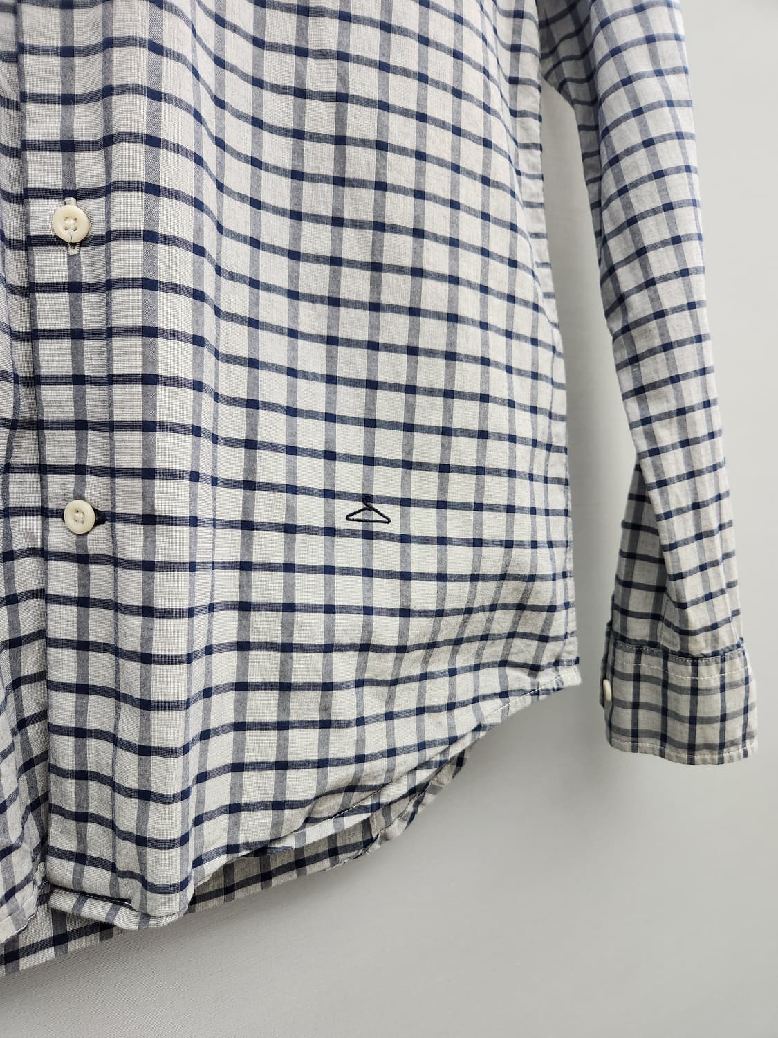 시리즈 체크 셔츠 남방 상품이미지4