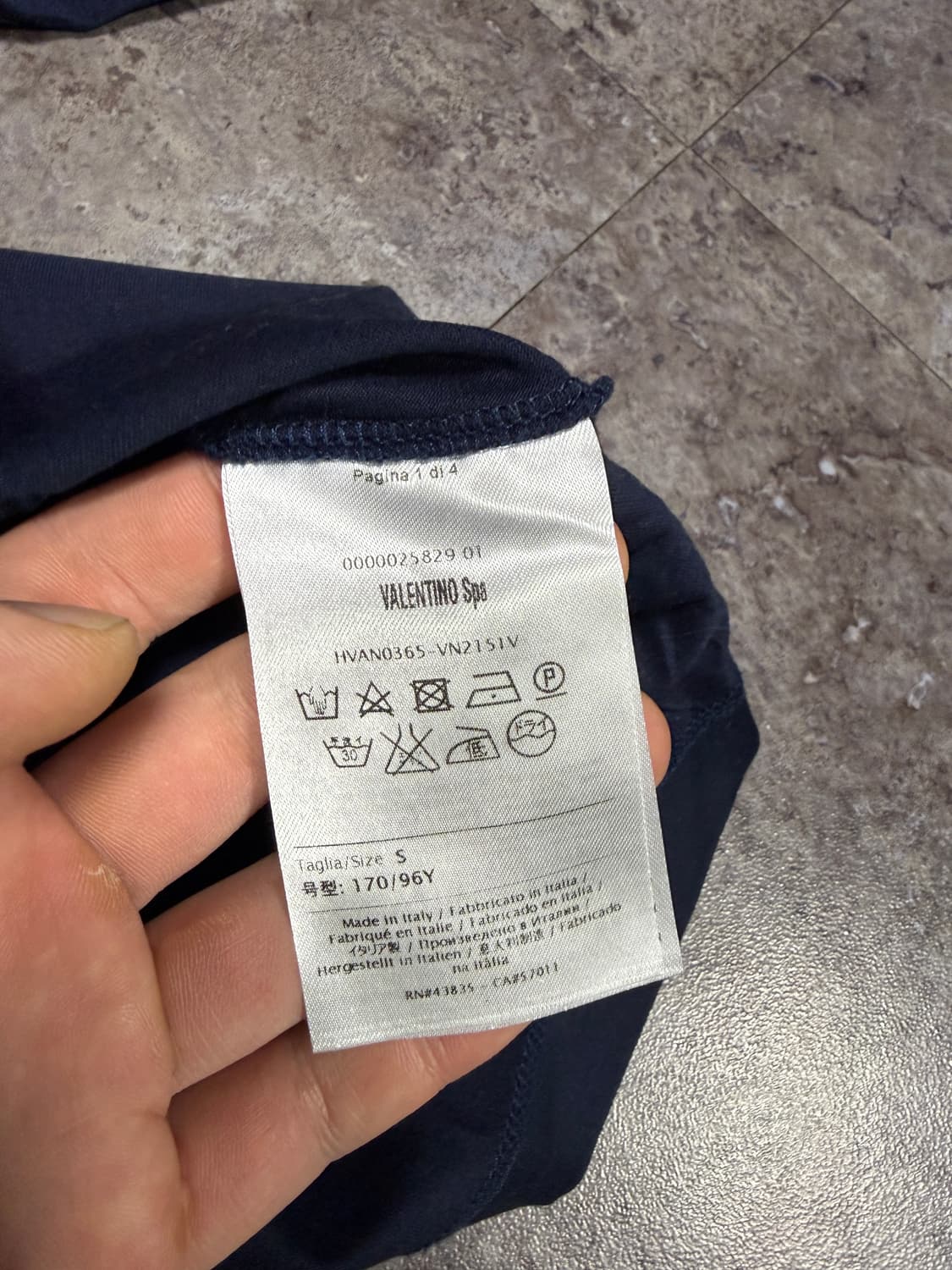 발렌티노 티셔츠 s 상품이미지4