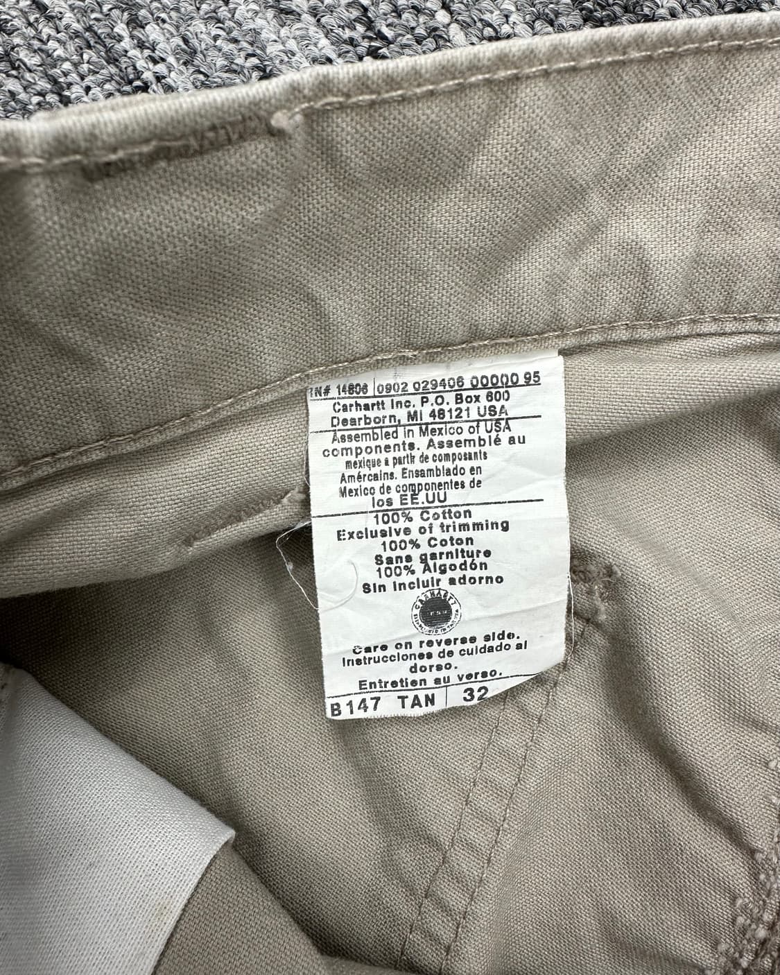 (허단42)칼하트 카펜터 반바지-M1912 상품이미지5