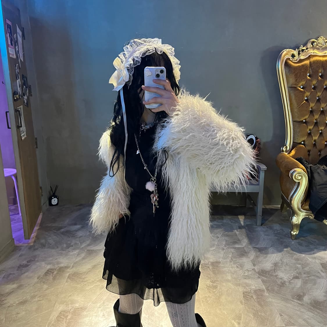 퍼 갸루 자켓 상품이미지4