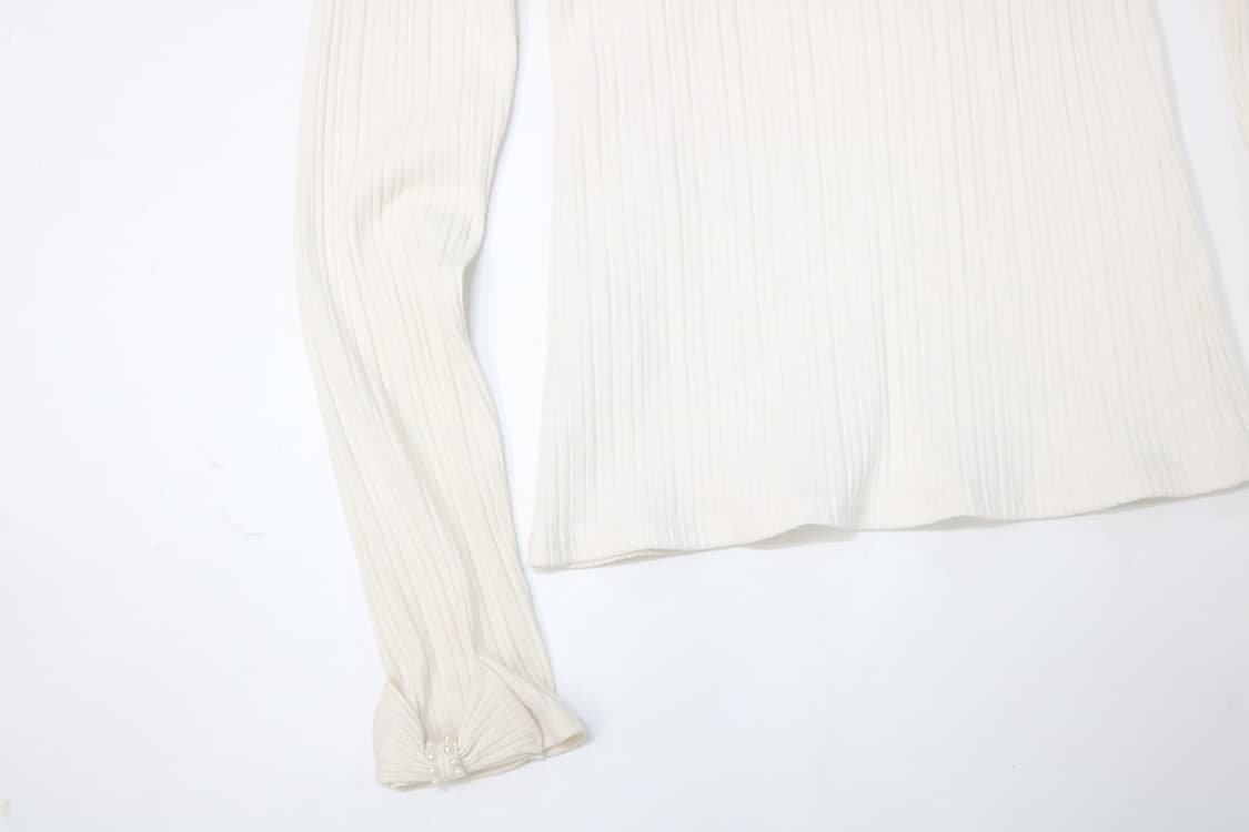 엑시스팜 큐빅 디테일 긴팔티셔츠 상품이미지8