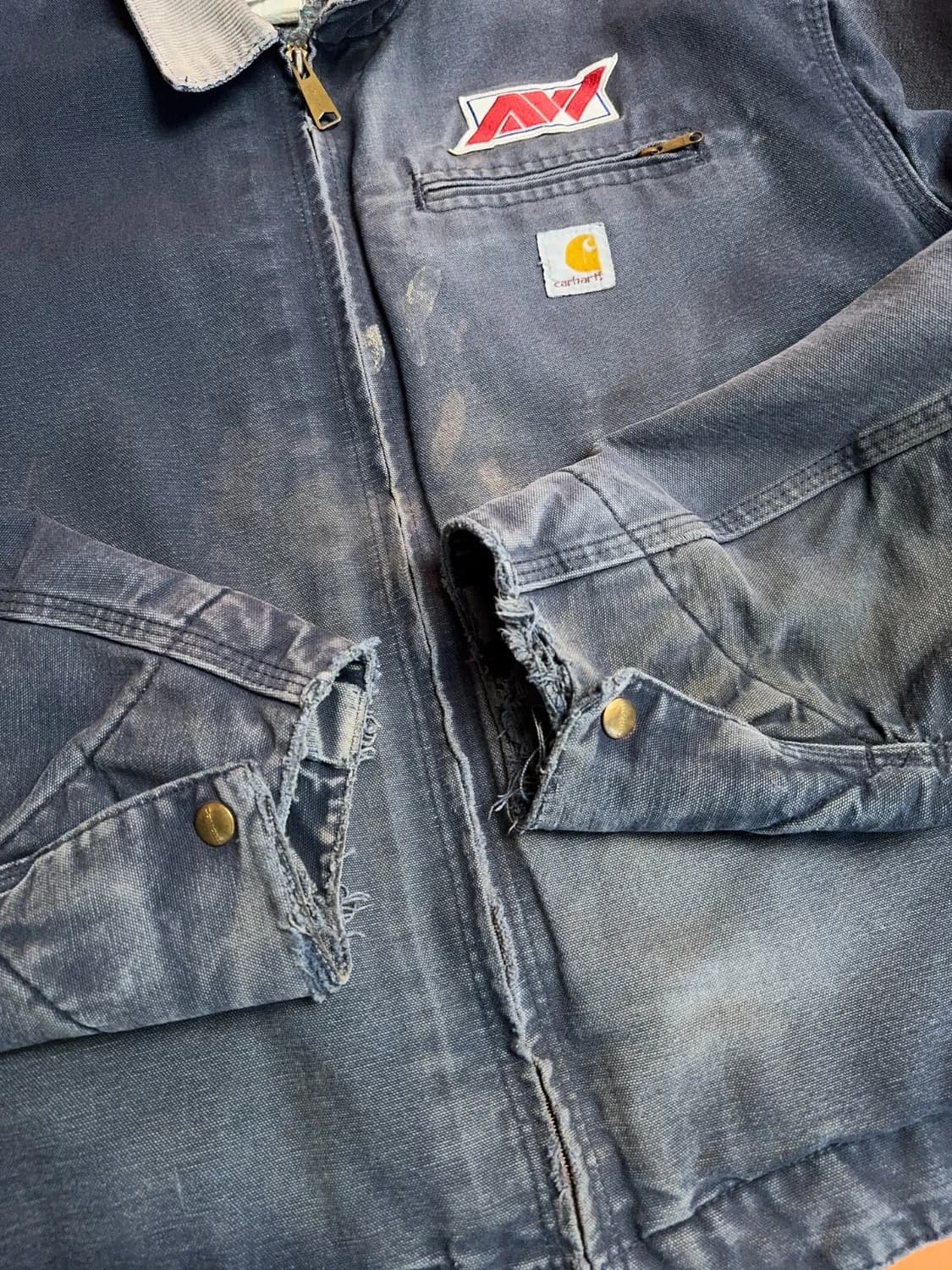 칼하트 J97 디트로이트 커스텀 자켓 블랙 상품이미지5