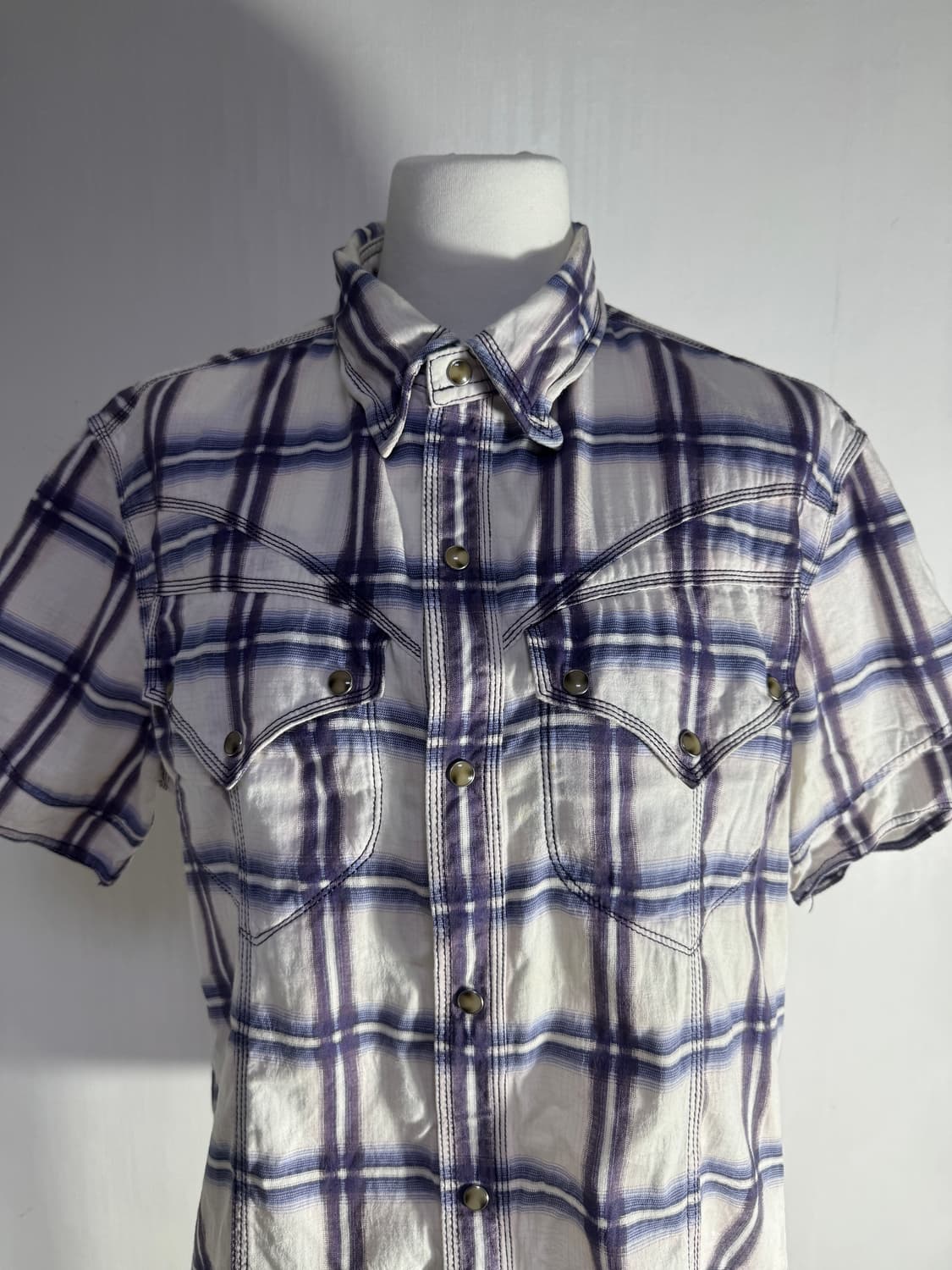 니콜 클럽 포 맨 체크 웨스턴 셔츠 상품이미지5