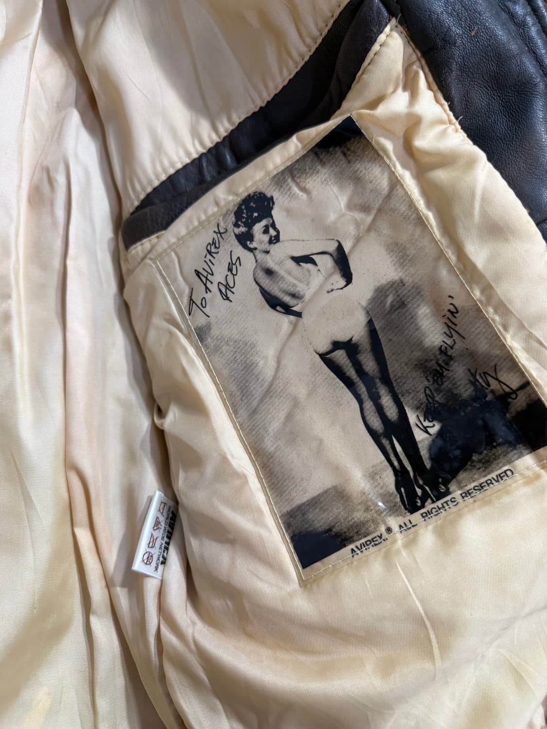 Avirex 아비렉스 카우레더 A-2 자켓 상품이미지10