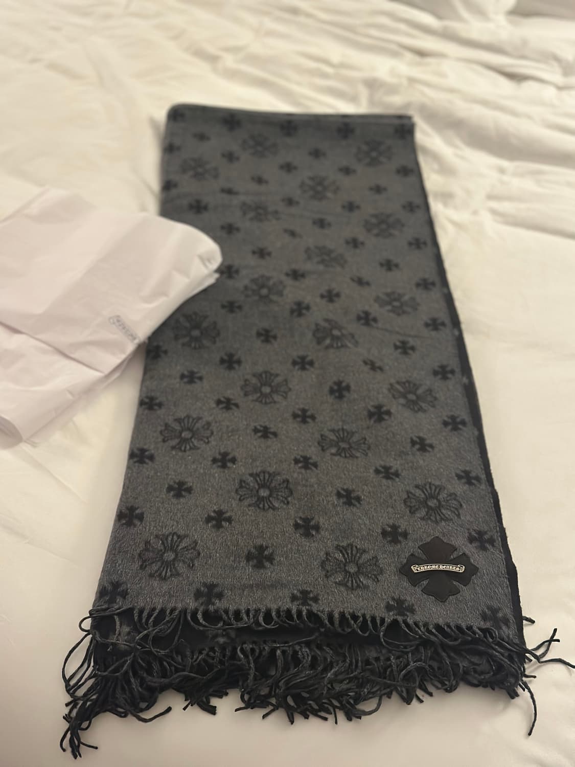 [OS]크롬하츠 실크 머플러 상품이미지1