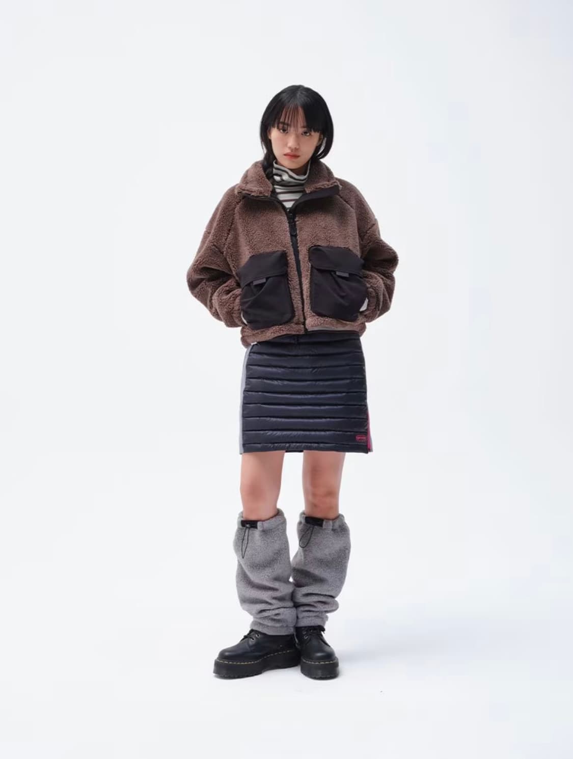 (존예보장 상태최상) 아웃도어프로덕츠 보아 플리스 크롭 자켓 상품이미지1