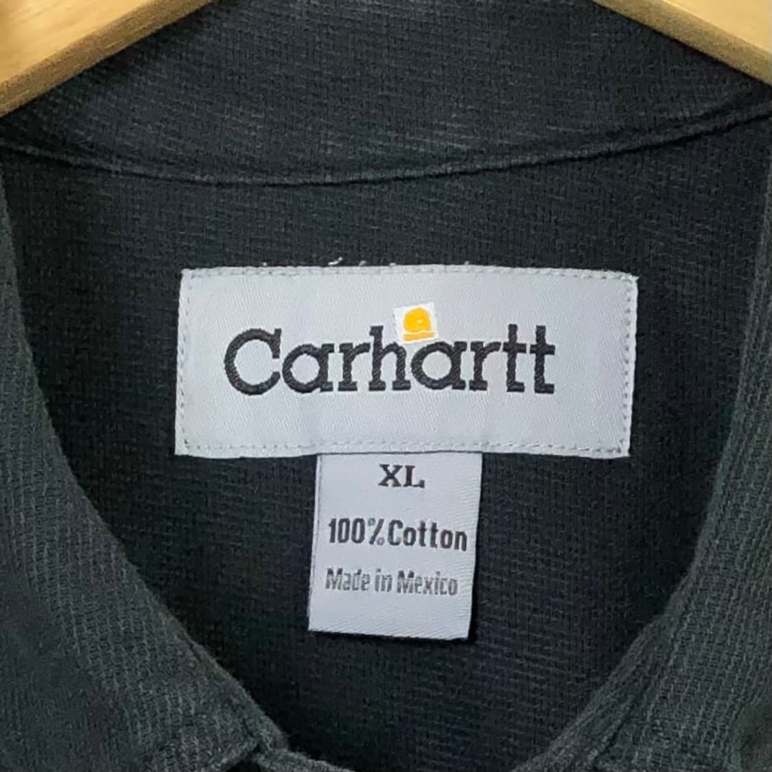 Xxl 칼하트 블랙 헤비워크 셔츠 상품이미지3