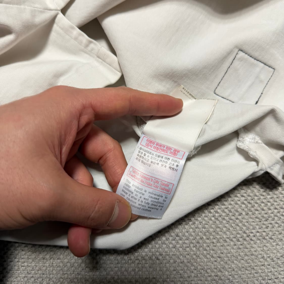 솔리드옴므 백 프린팅 반팔 라운드 티셔츠 상품이미지7