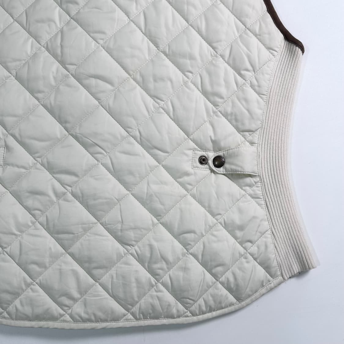 폴로 우먼스 크레스트 로고 퀼팅 베스트 상품이미지7