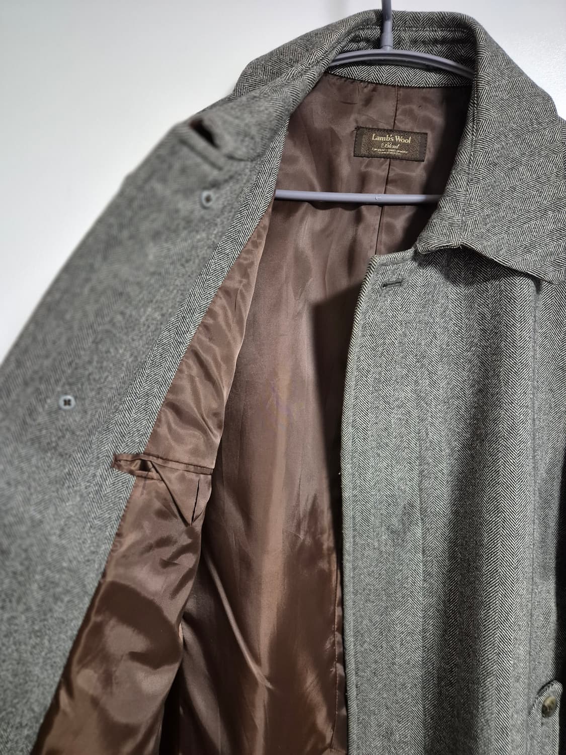 헤링본 클레식 코트 상품이미지3