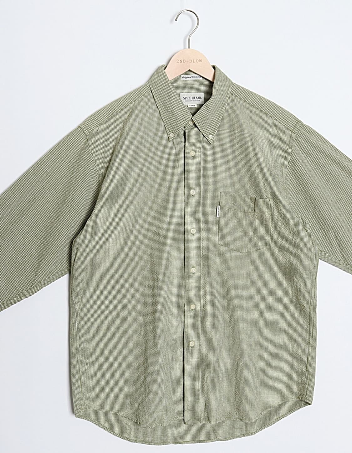 SPICE ISLAND Seersucker Shirts 상품이미지2