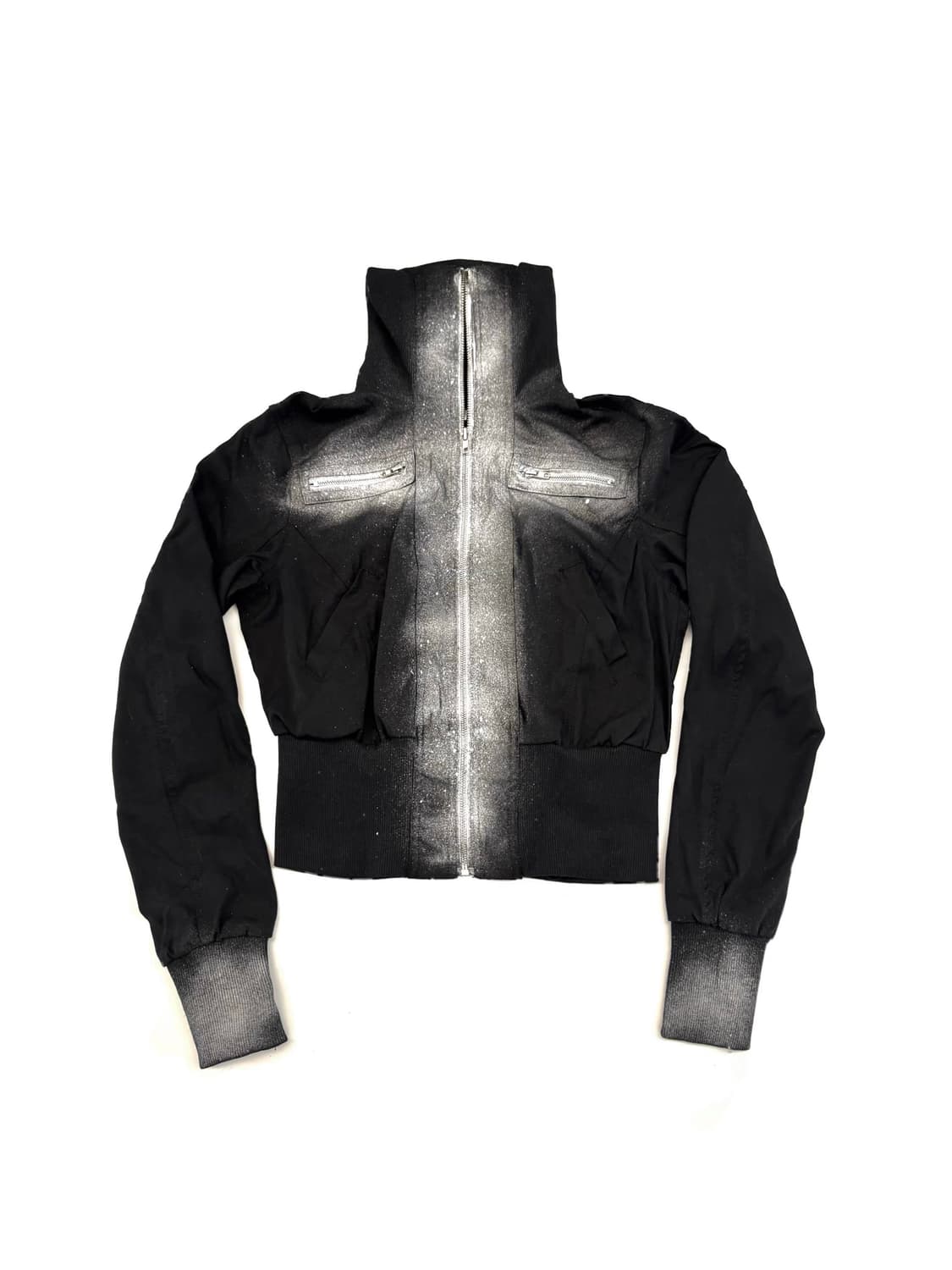 Y2K 글로시 크롭 집업 자켓 상품이미지4