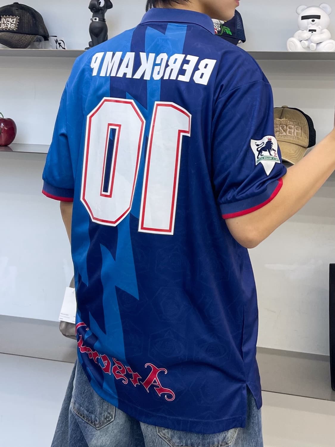 나이키 95/96 아스날 베르캄프 어웨이 상품이미지2