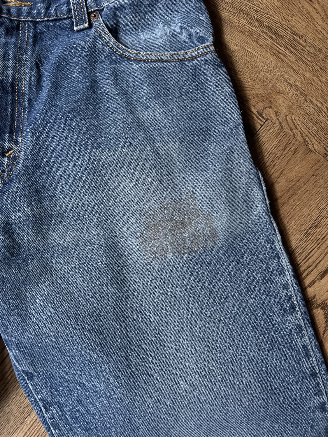 [34]00's 리바이스 USA 517 빈티지 워싱 플레어핏 데님 팬츠 상품이미지7