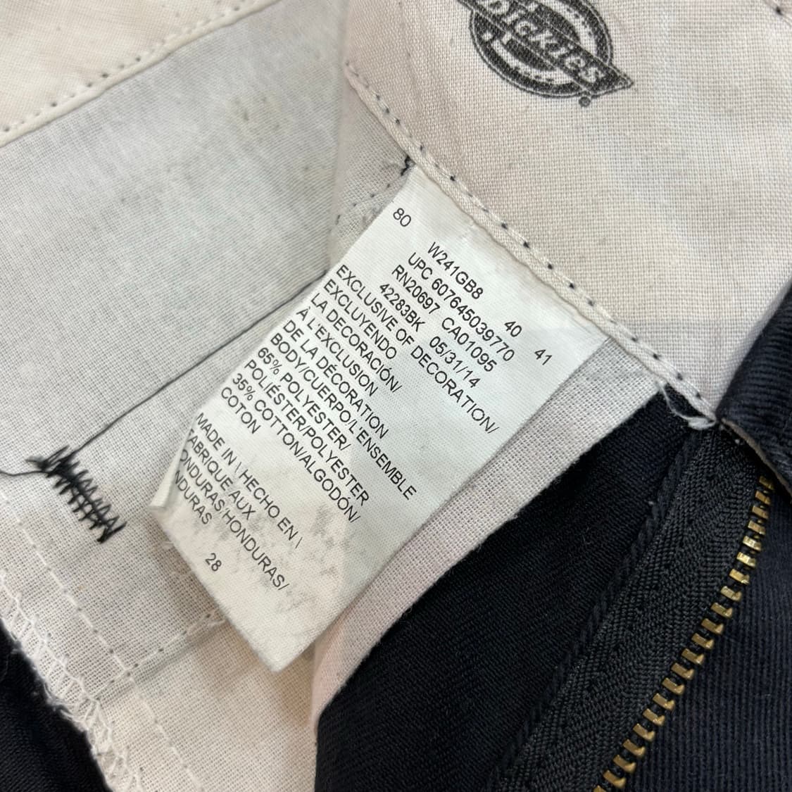 Dickies 디키즈 루즈핏 버뮤다팬츠 디키즈 반바지 블랙 상품이미지7