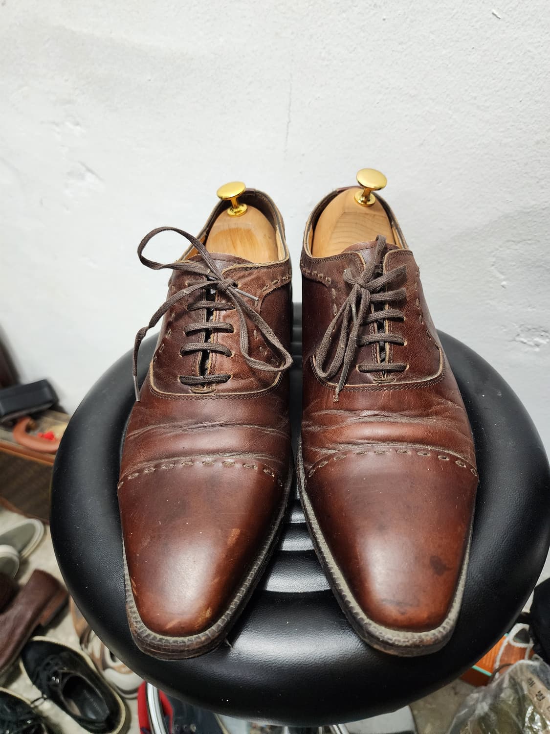 미소페 이슬링턴 리얼레더 윙팁 구두 상품이미지2