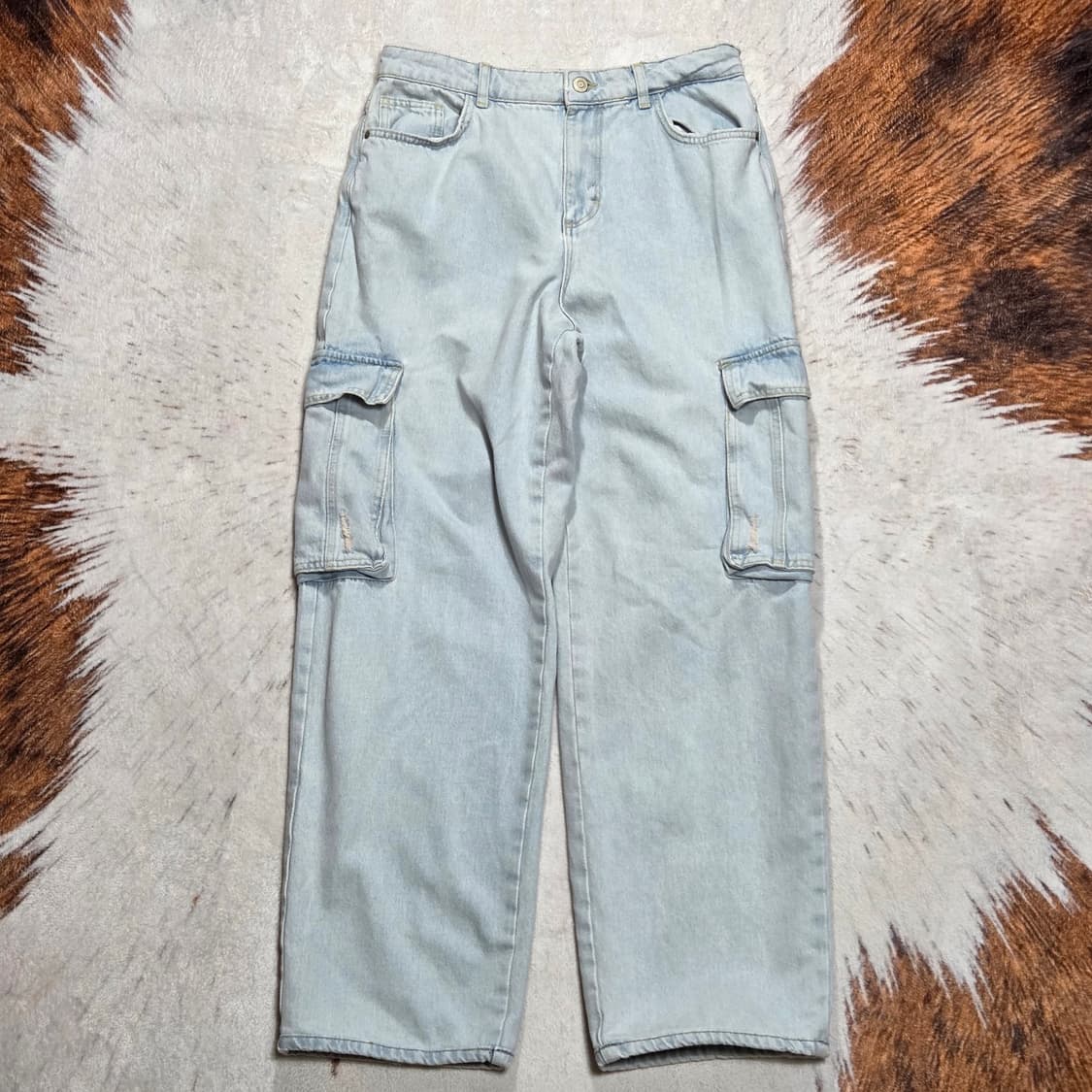 자라 연청 카고 와이드팬츠 상품이미지1