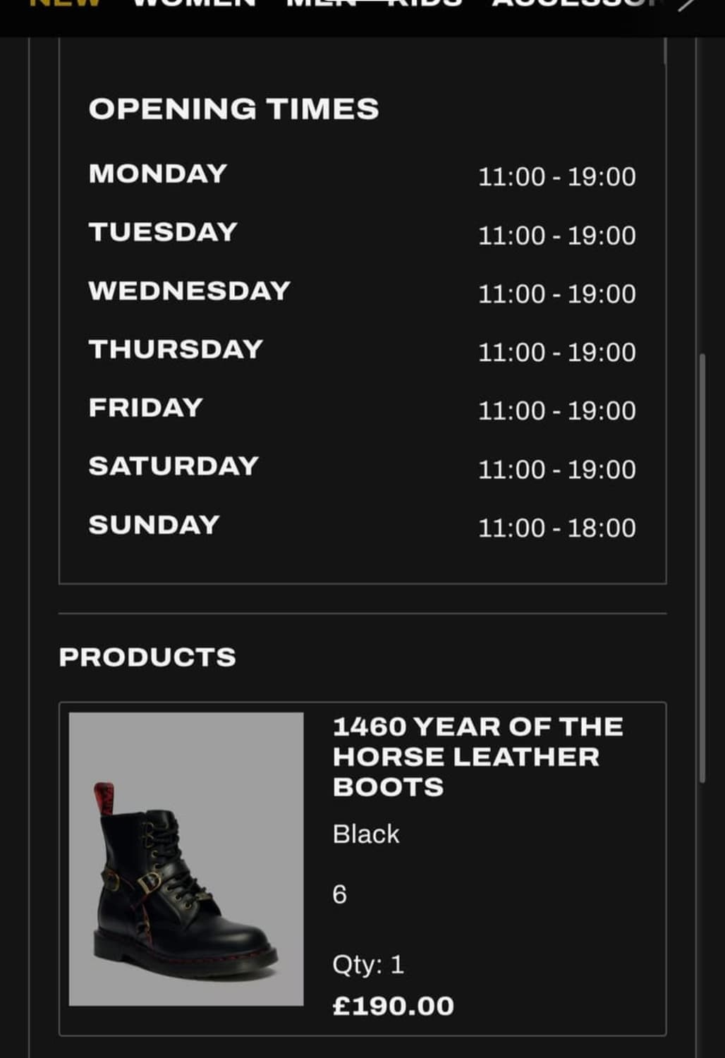 닥터마틴 1460 스무스 yoth 새상품 상품이미지4