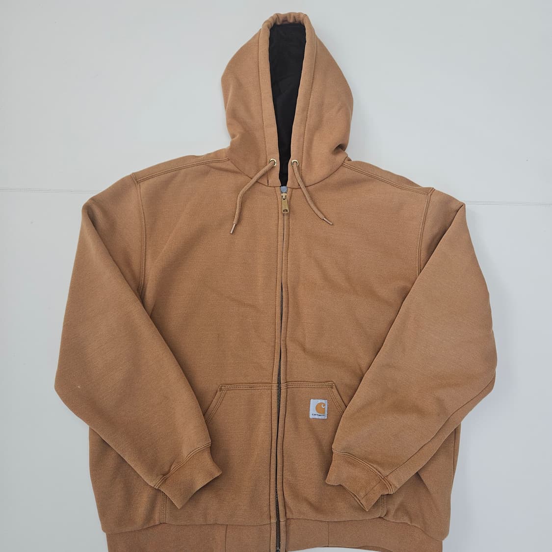 (무료배송) 칼하트 레인디펜더 써멀 후드집업 / 브라운 / L사이즈 상품이미지1