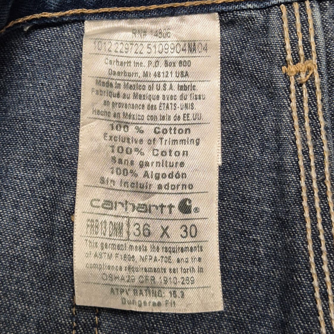 [36]칼하트 덩가리핏 카펜터 -593 상품이미지3