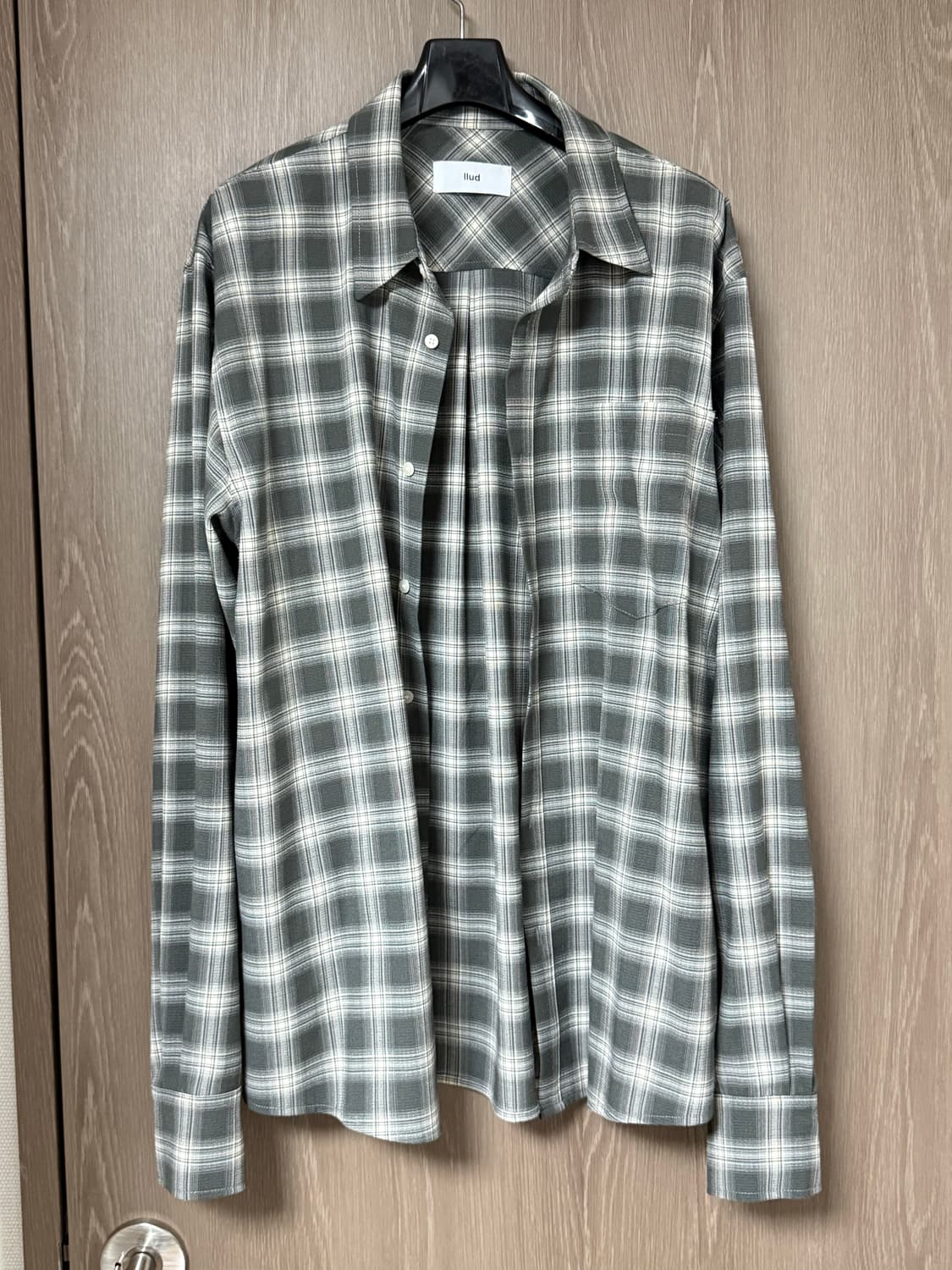 러드 체크셔츠 그레이 M 상품이미지1