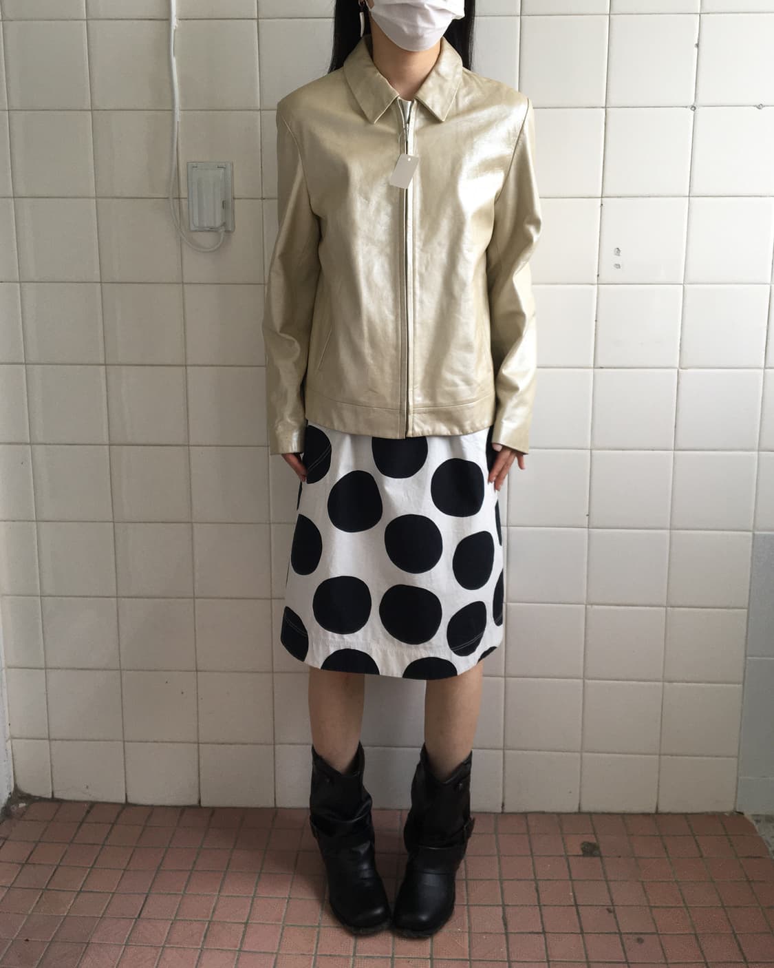Glossy leather jacket 상품이미지8