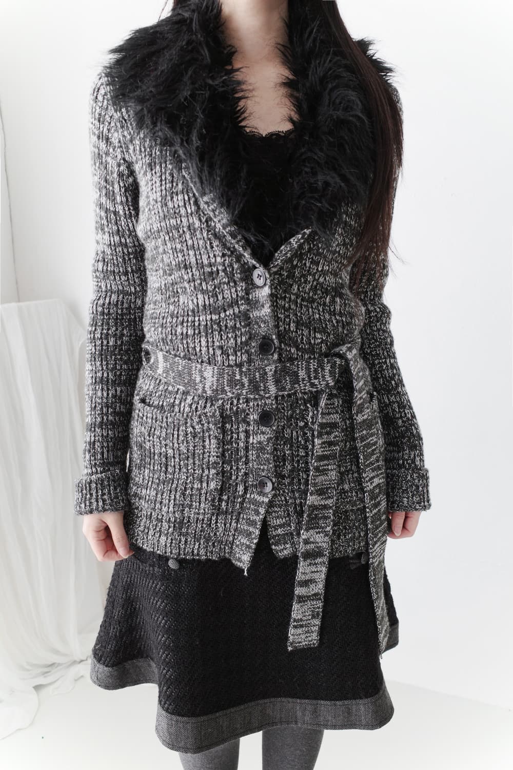 fur cardigun 상품이미지5