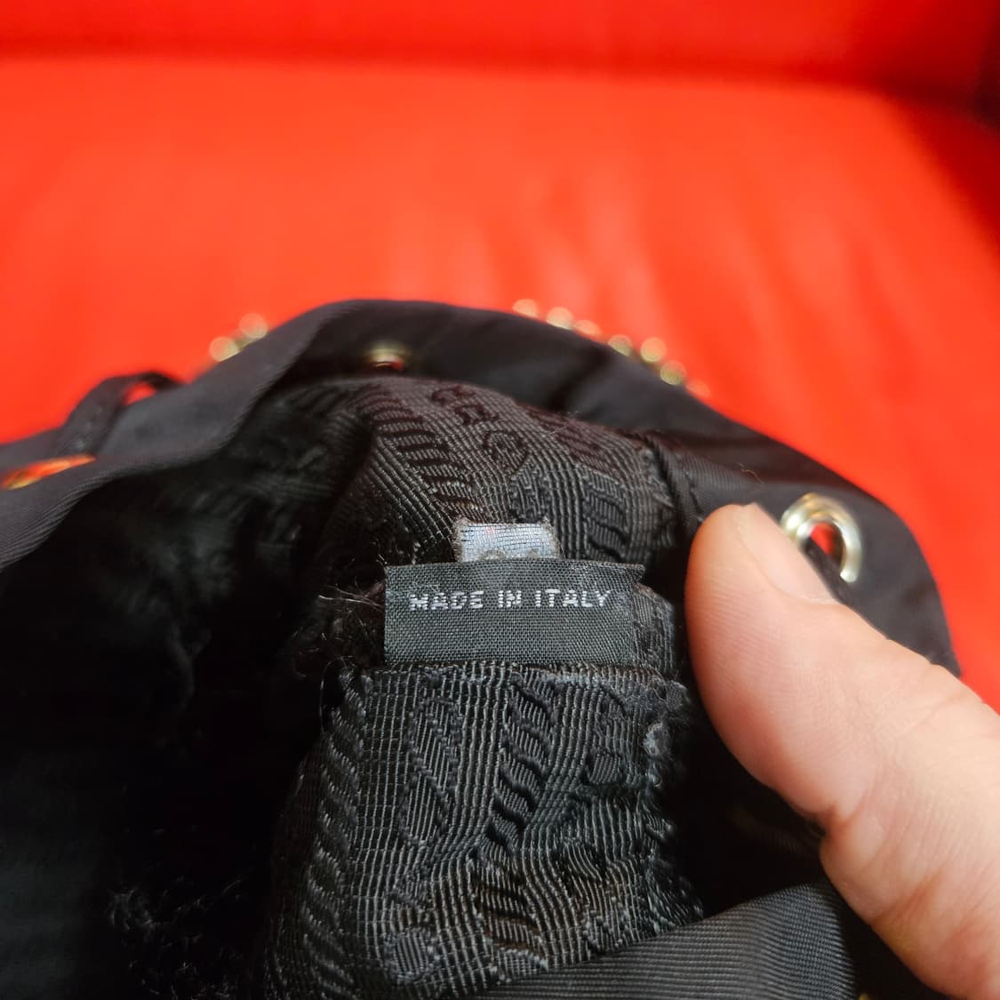 프라다(PRADA) 복조리 버킷백 커스텀 크로스 스트렙 상품이미지6