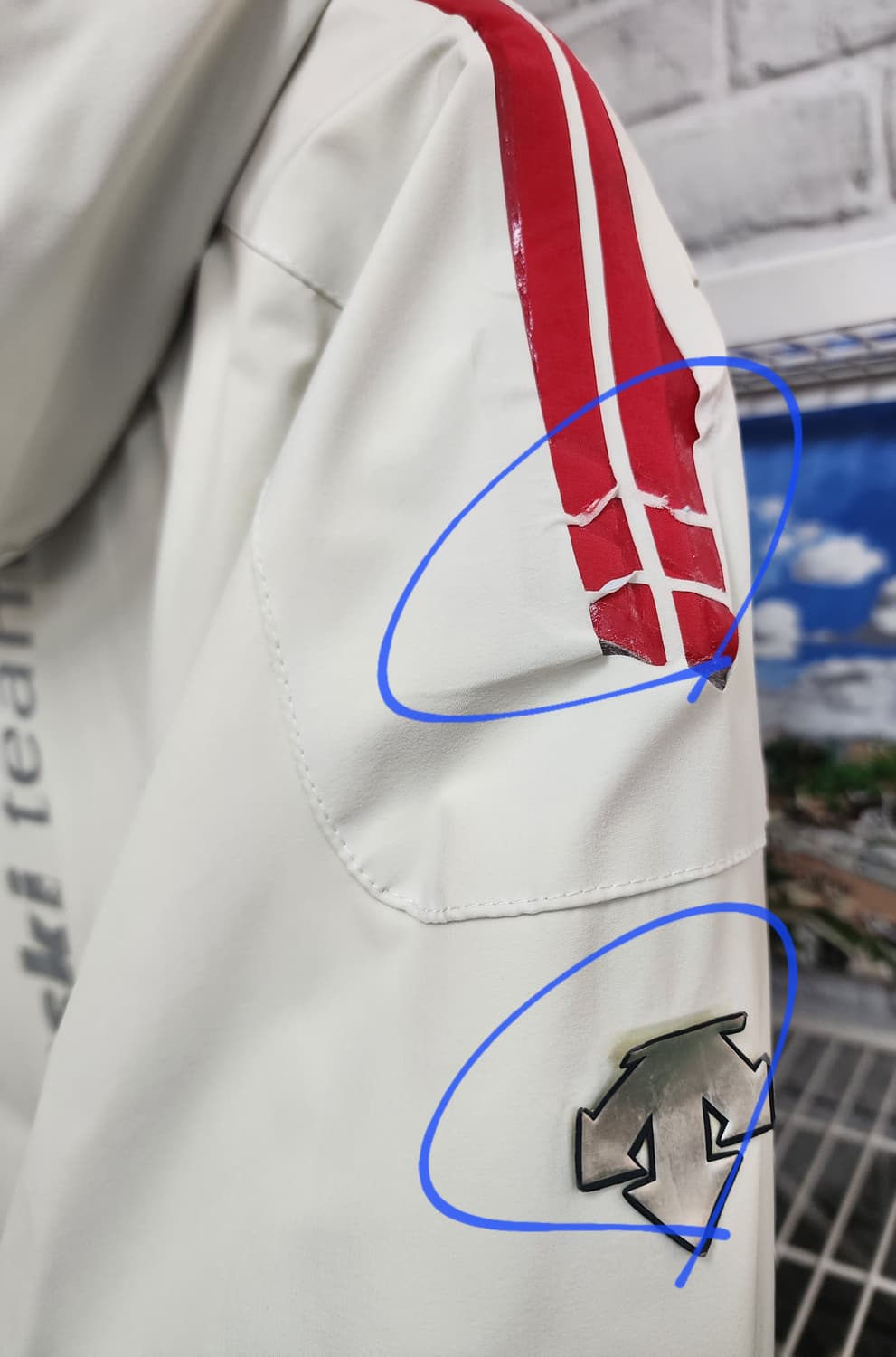 데상트 아우디 스위스 스키자켓 100 빈티지 올드스쿨 남성스키복 XD63 상품이미지6