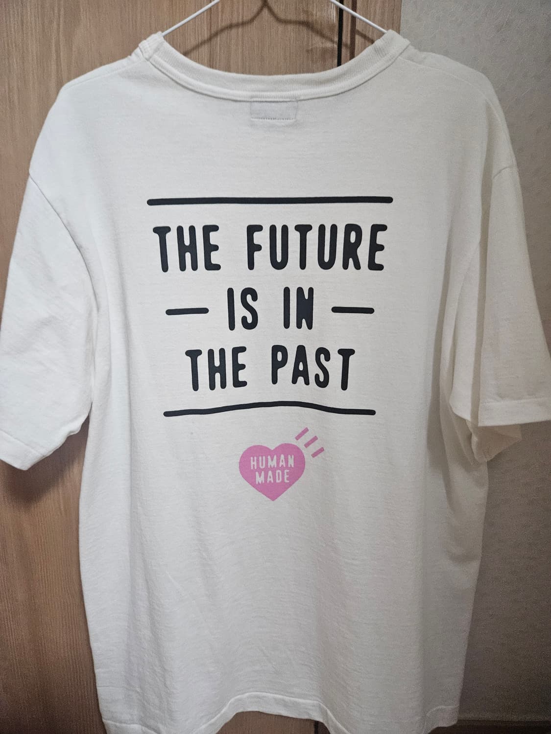 휴먼 메이드 하트 포켓 티셔츠 화이트 - 하라주쿠 스토어 한정 상품이미지2