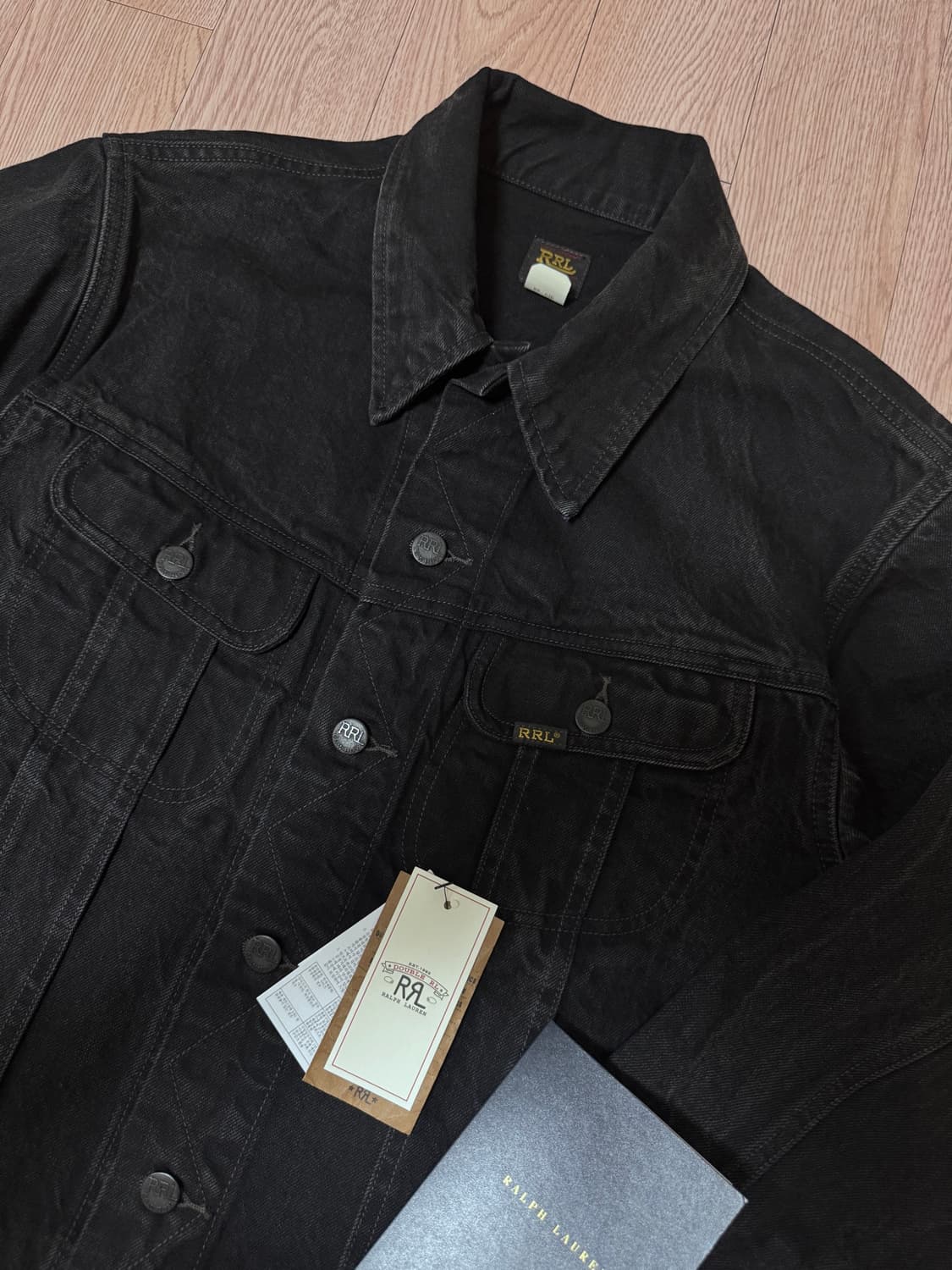 RRL 더블알엘 Lot.271 블랙 트러커 자켓 M 상품이미지1