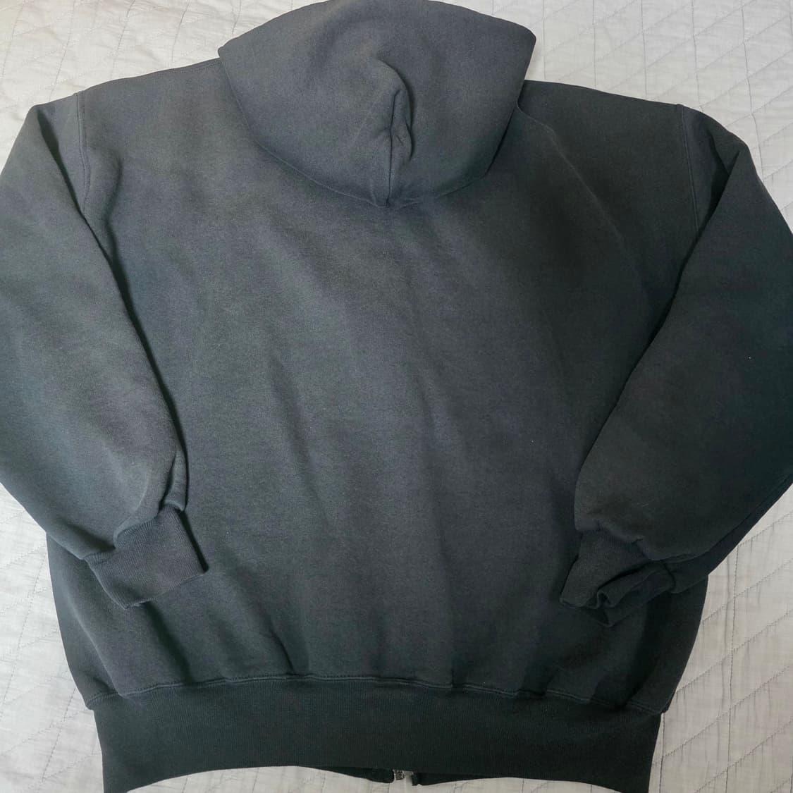 [XL] 90s 빈티지 러셀 애슬레틱 후드집업 블랙 ver. 집크랙 상품이미지4