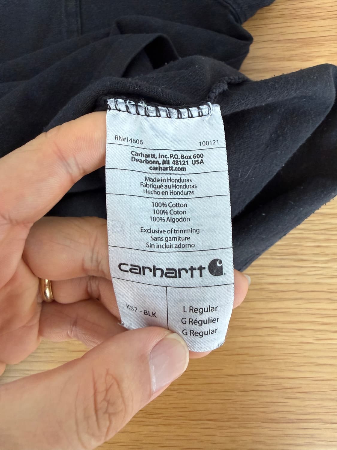 칼하트(Carhartt) 포켓 반팔 티셔츠 상품이미지6
