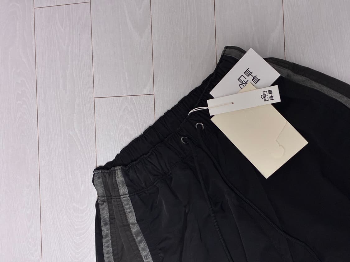 폴리테루 유즈드 트랙 팬츠 블랙 2 상품이미지2