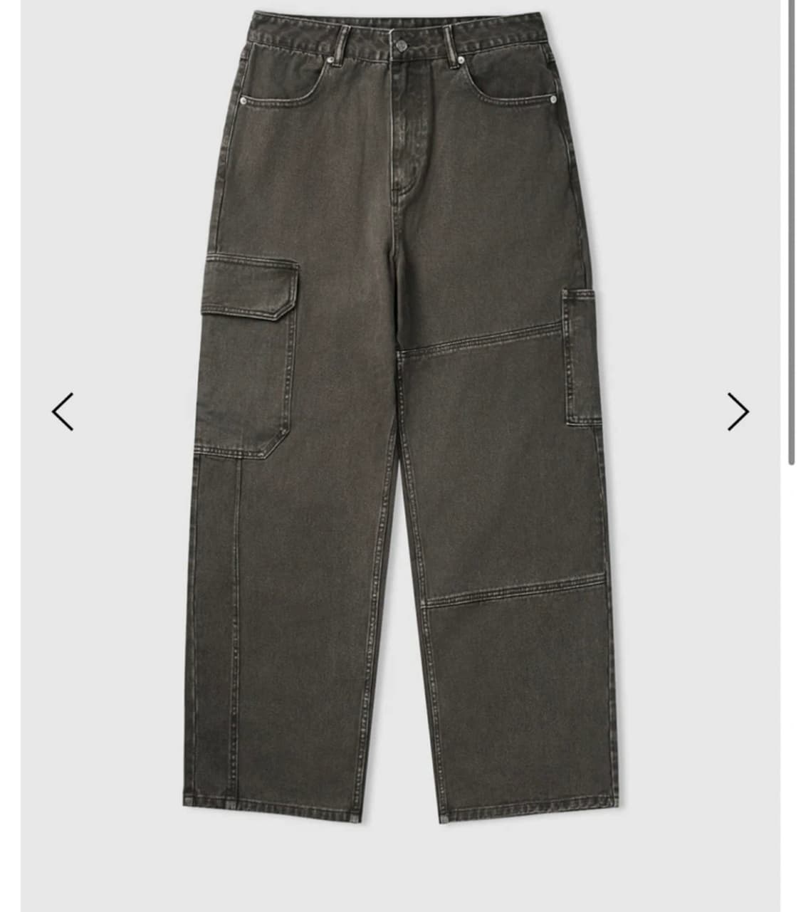 어널러코드 다잉 카고 데님팬츠(브라운) 상품이미지1