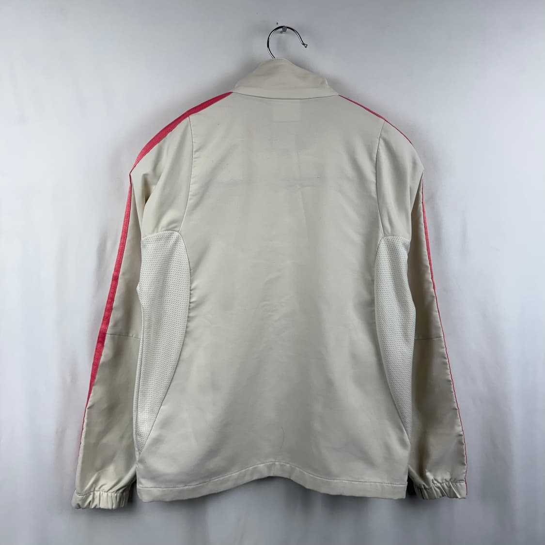 (85) 아디다스 우먼스 삼선 우븐 자켓 아이보리/핑크 상품이미지6