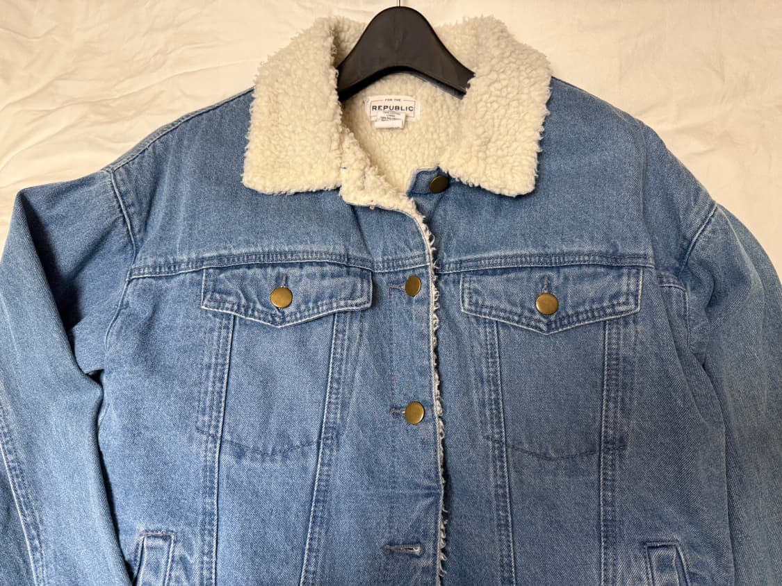 리퍼블릭 뽀글이 청자켓 상품이미지1