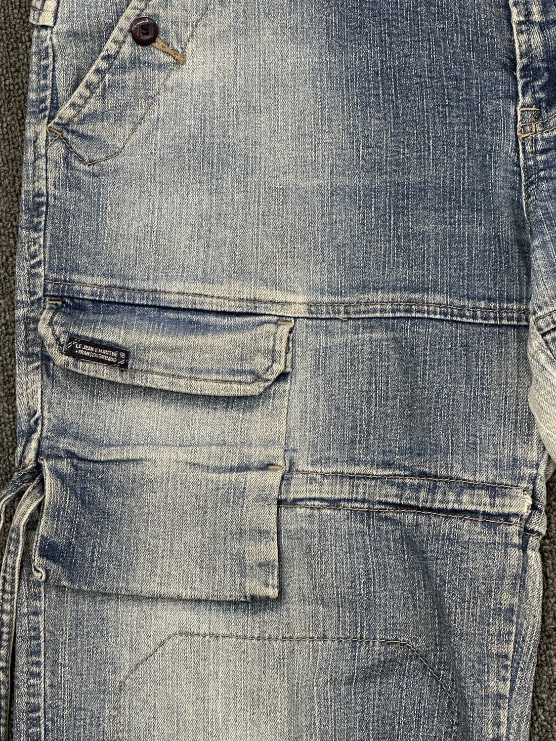 32)마리떼 프랑소와 저버 빈티지 컨버터블 카고 데님팬츠 상품이미지3