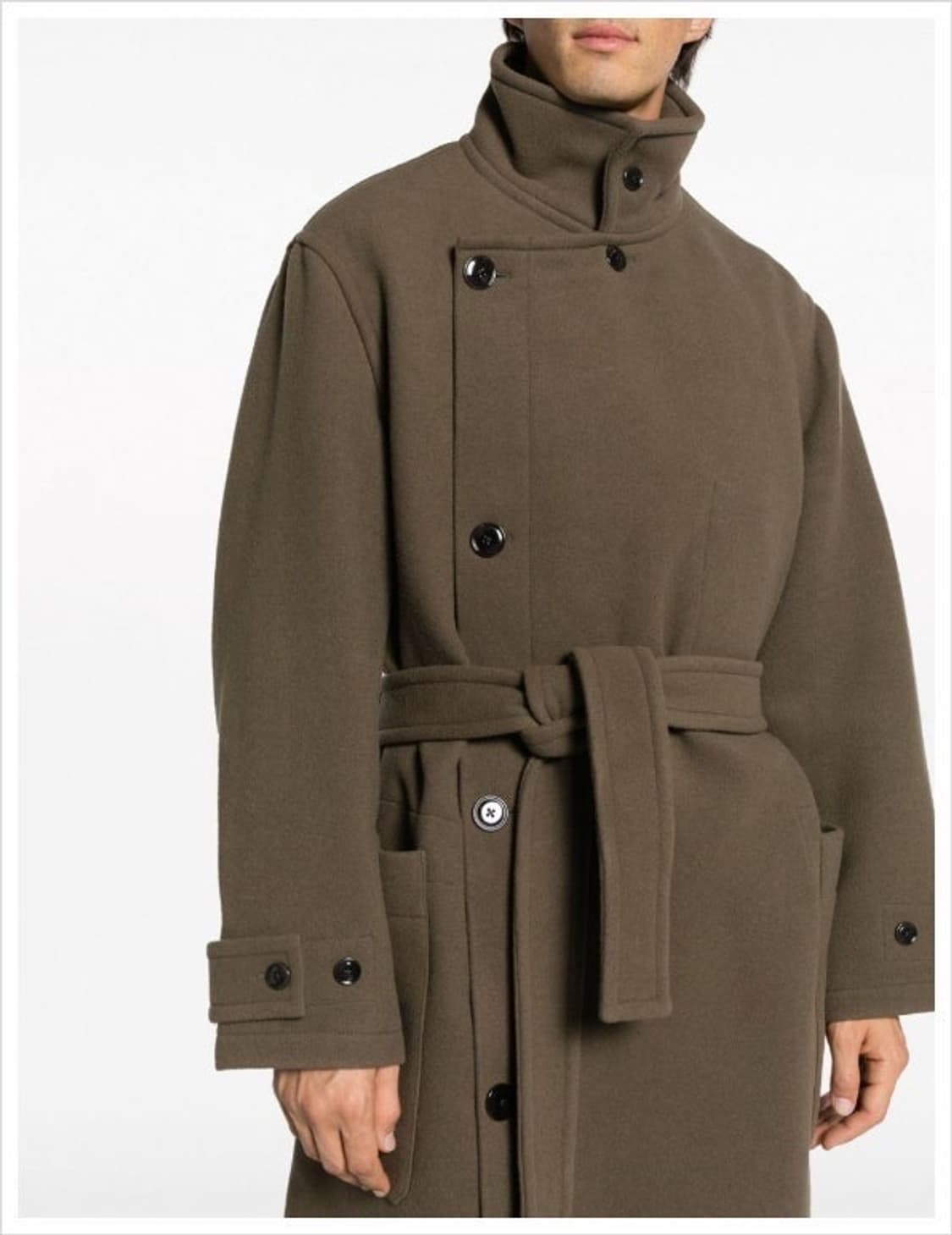 르메르 25FW 랩코트 다크스쿼럴 S 사이즈 판매합니다 상품이미지4