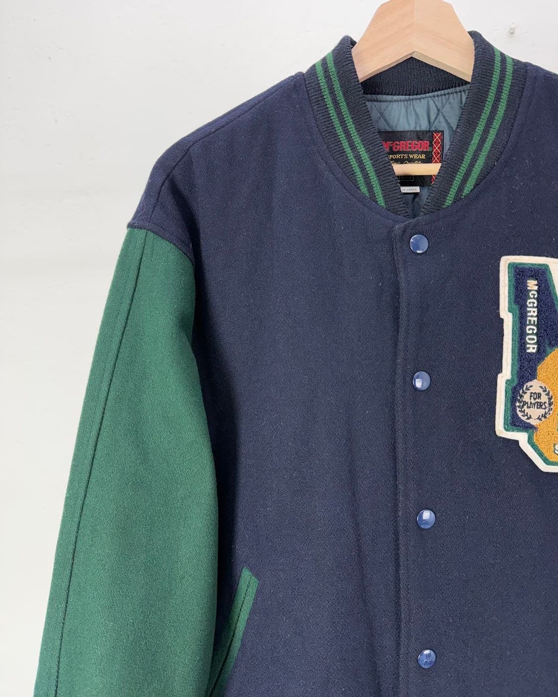 맥그리거 올드 크록 패치드 바시티 울 자켓 상품이미지2