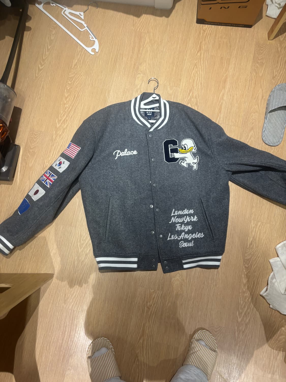 갭 팰리스 바시티 자켓 L 상품이미지2