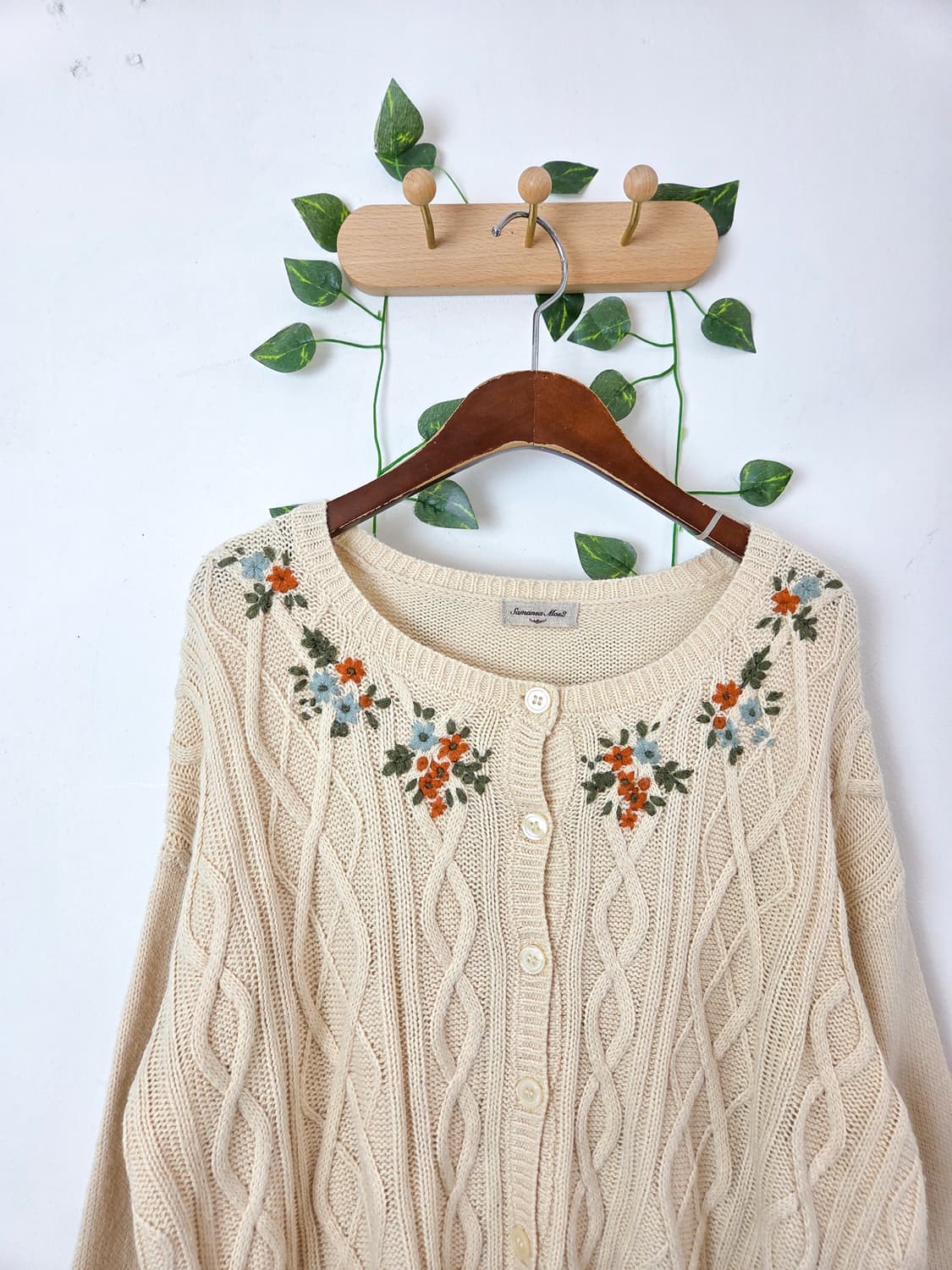 sm2 꽃자수 가디건 상품이미지2