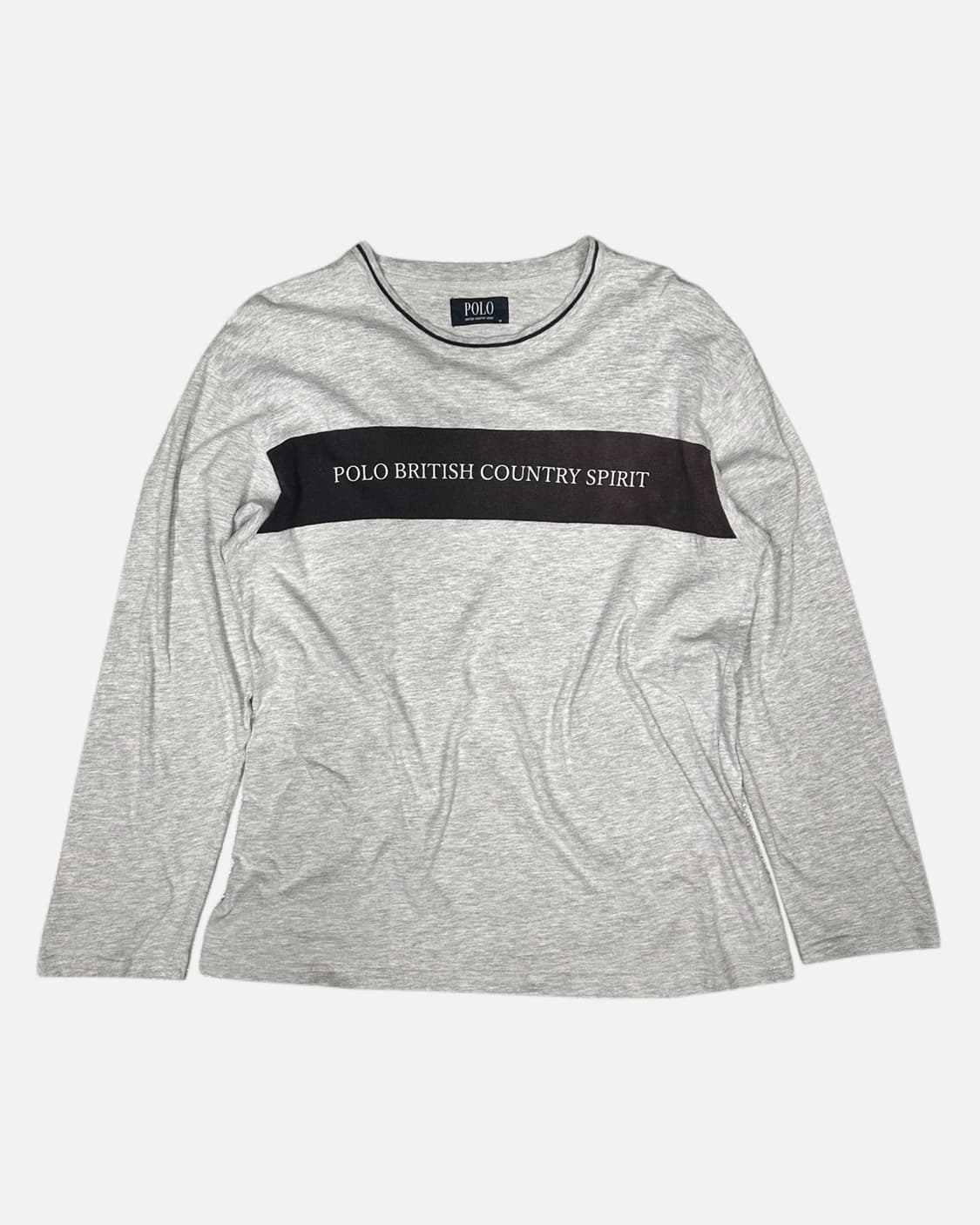 POLO BCS bar logo lettering t-shirt 상품이미지1
