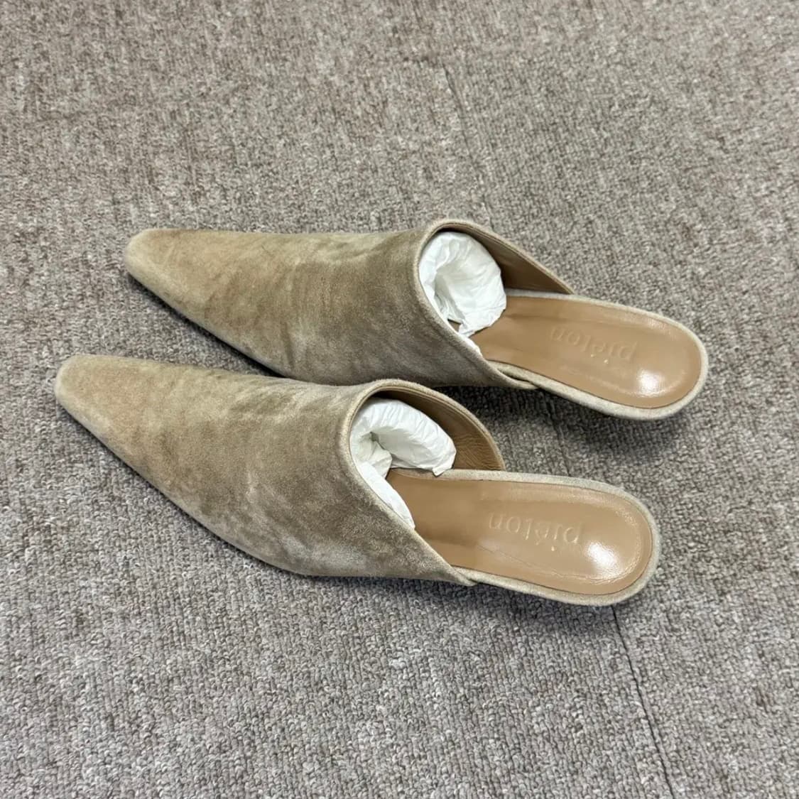 (pieton 피에톤) BAZAS mule_tan 250 상품이미지4