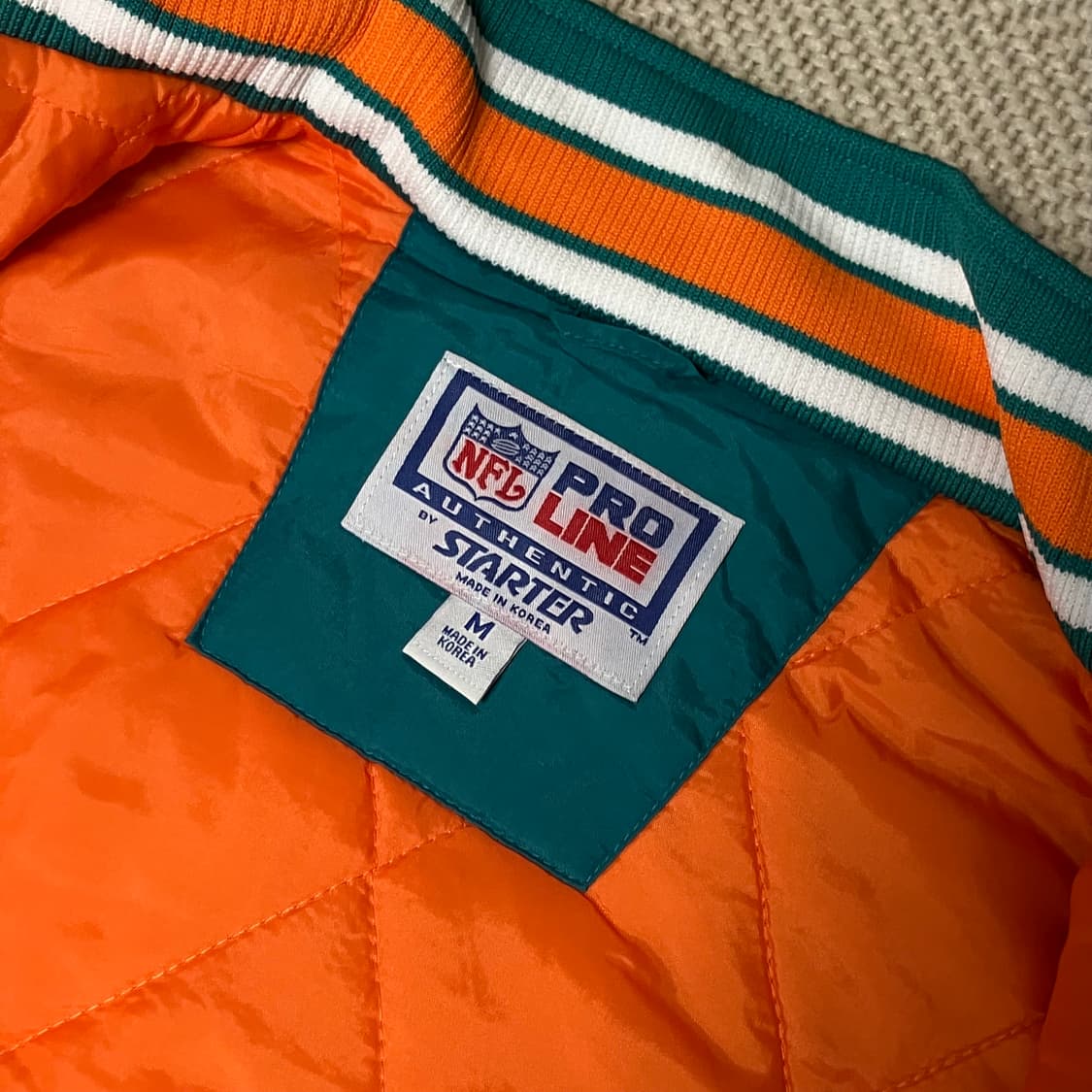 스타터 NFL 마이애미 돌핀스 점퍼 상품이미지8