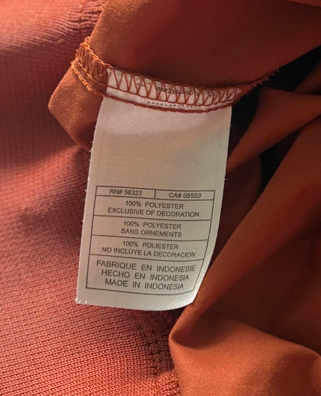 Nike 나이키 빈티지 텍사스 오버핏 오렌지 웜업 상품이미지6