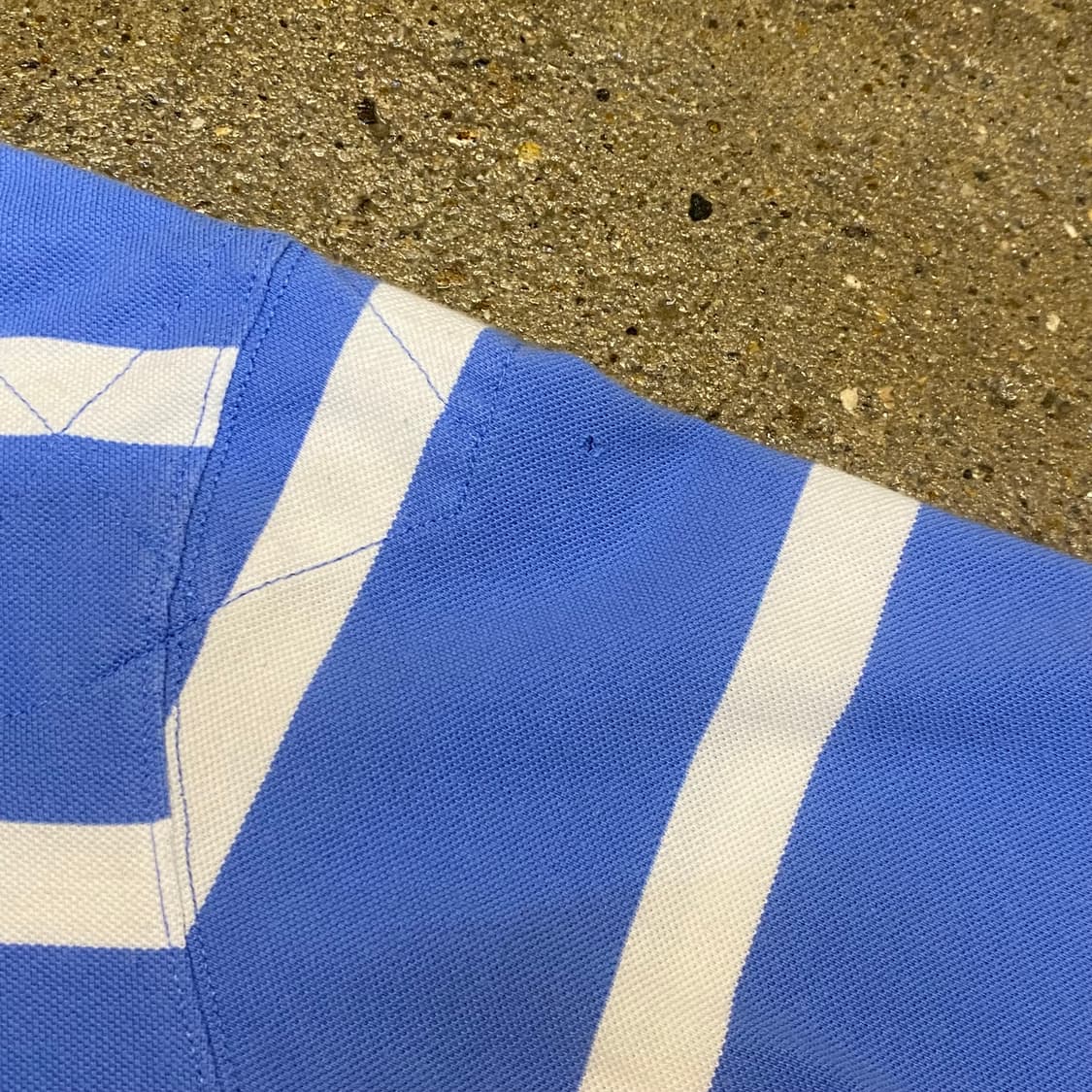 레어) 미국 빈티지 폴로 스트라이프 반팔 럭비티 반팔티 셔츠 빅사이즈 상품이미지5