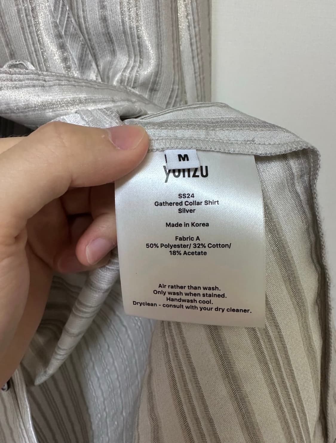 Yonzu gather collar shirts 상품이미지3